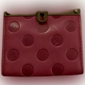 Fossil Magnetic Closure Polka Dot Wallet